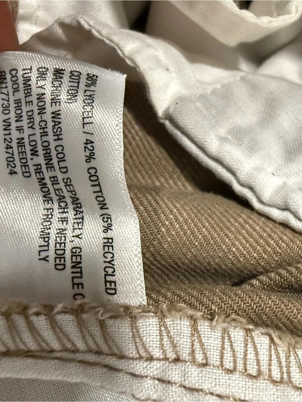 NWT Goodfellow & Co Men's Pull-On Drawstring Shorts Brown Khaki Twill Size Small